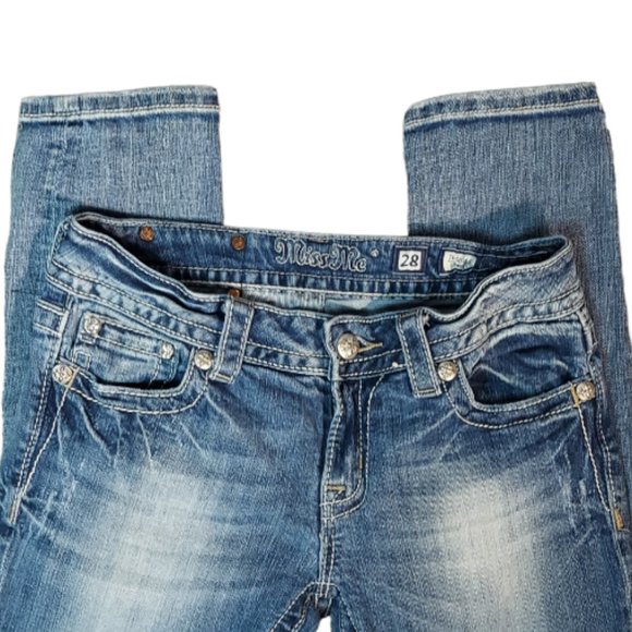 MISS ME SKINNY FIT LOW RISE JEANS (28W/32L) - Picture 7 of 14